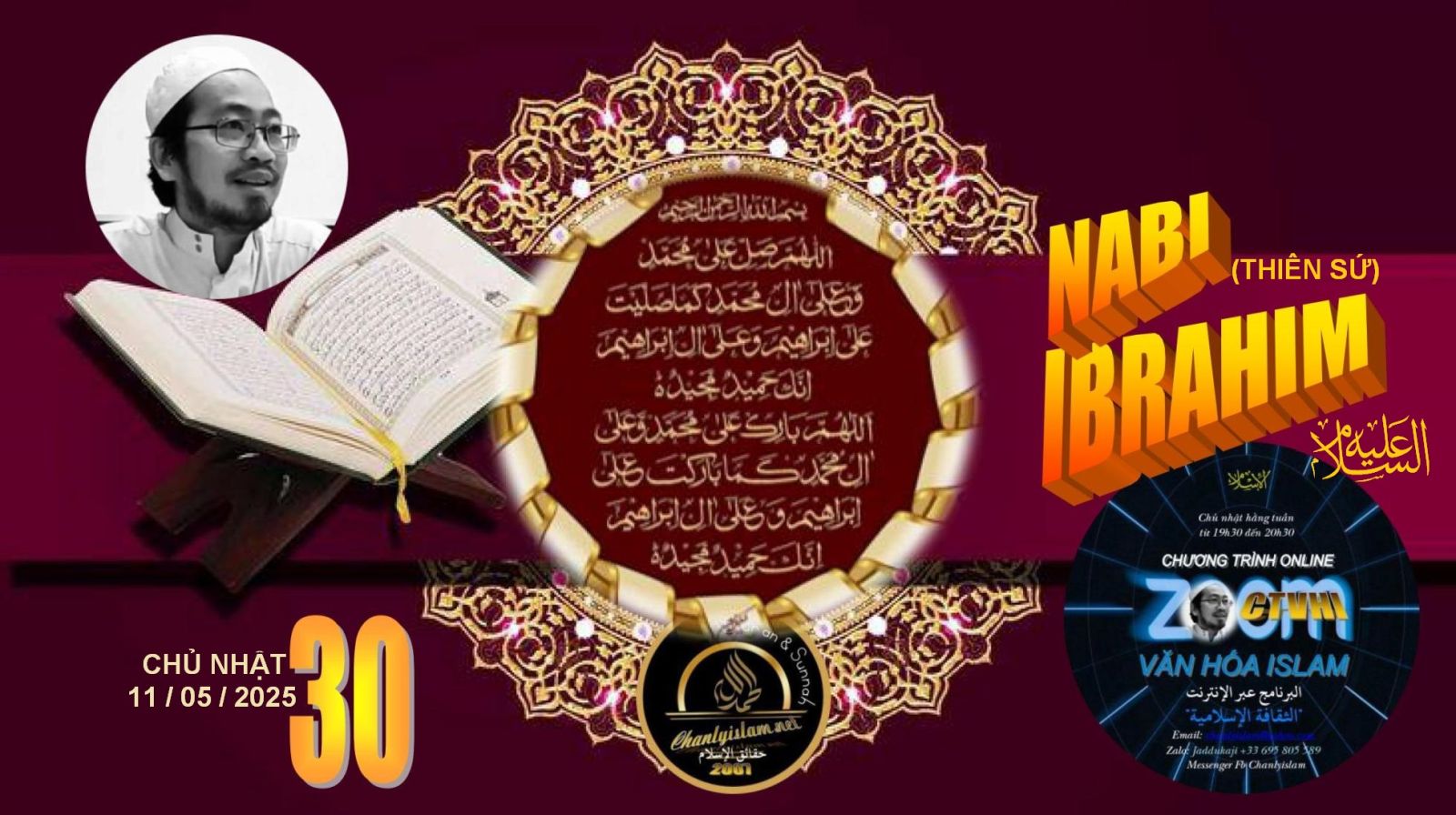 CHƯƠNG TRÌNH VĂN HÓA ISLAM SỐ 30 SUN 110525 VỚI CHỦ ĐỀ: 